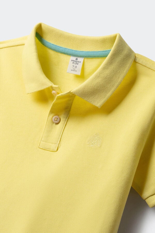 Springfield Kids Polo b&aacute;sico menino amarelo