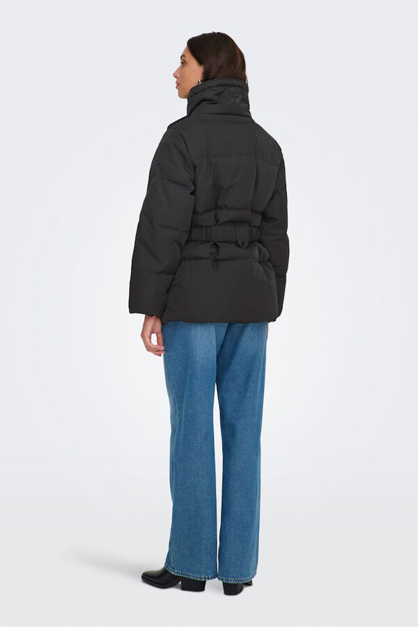 Only Chaqueta acolchada negro