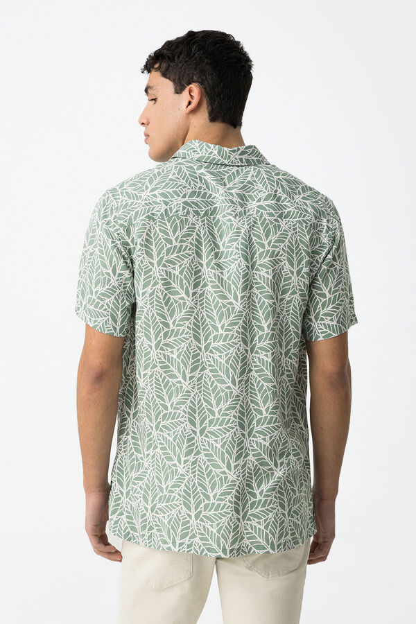 Tiffosi Camisa Estampada verde
