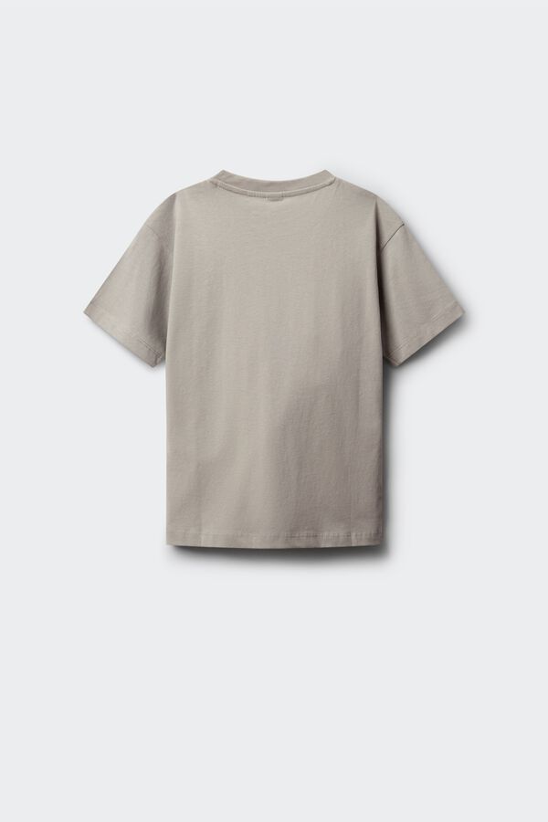 Springfield Kids T-shirt de manga curta jogger para menino cinzento