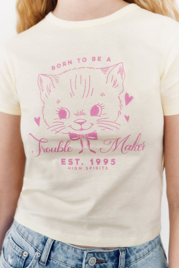 High Spirits "Pastel Reveire" T-shirt estampado