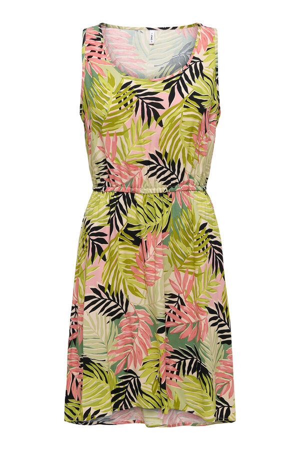Only Vestido curto de al&ccedil;as verde