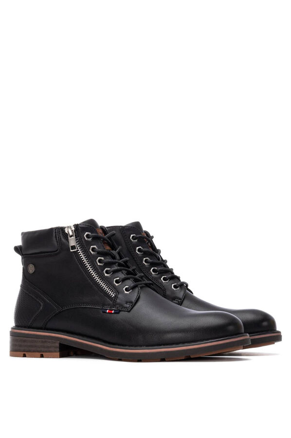 XTI Bota de amarrar preto