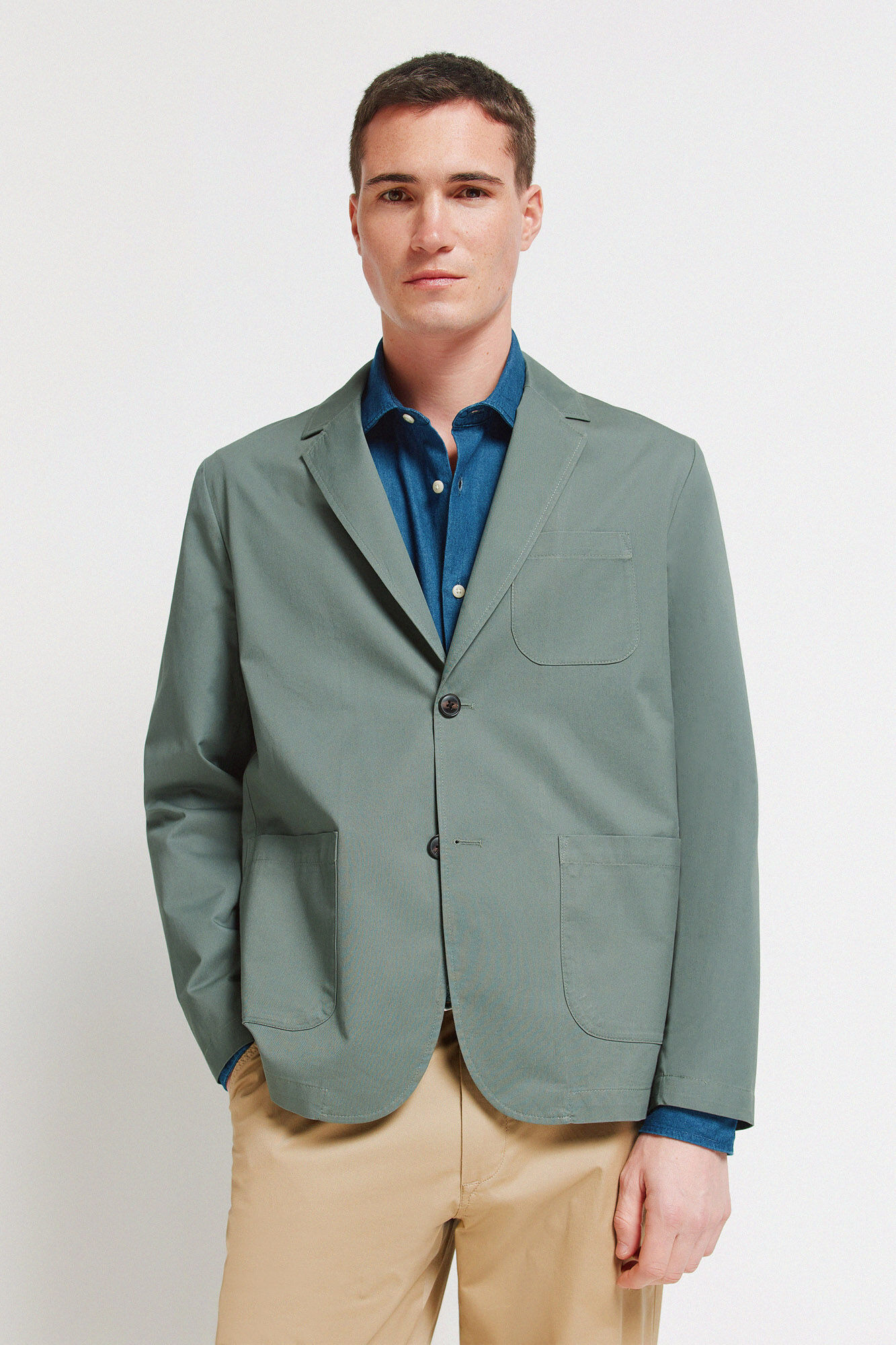 Springfield Blazer em algod&atilde;o
