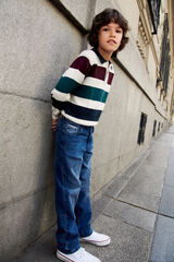 Springfield Kids Sweatshirt riscas para meninos branco