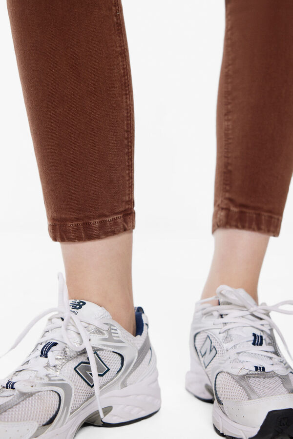 Springfield Jeans Color Slim Cropped estampado