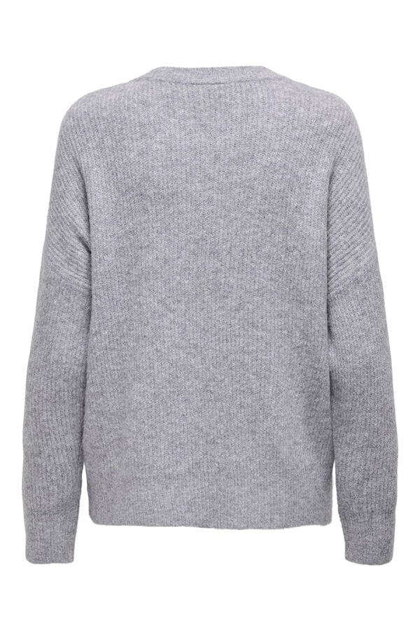 Only Jersey oversize texto PARIS gris