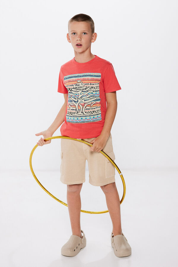 Springfield Kids Camiseta &aacute;rbol ni&ntilde;o estampado