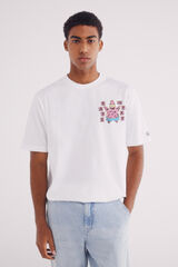 Springfield T-shirt Bob Esponja branco
