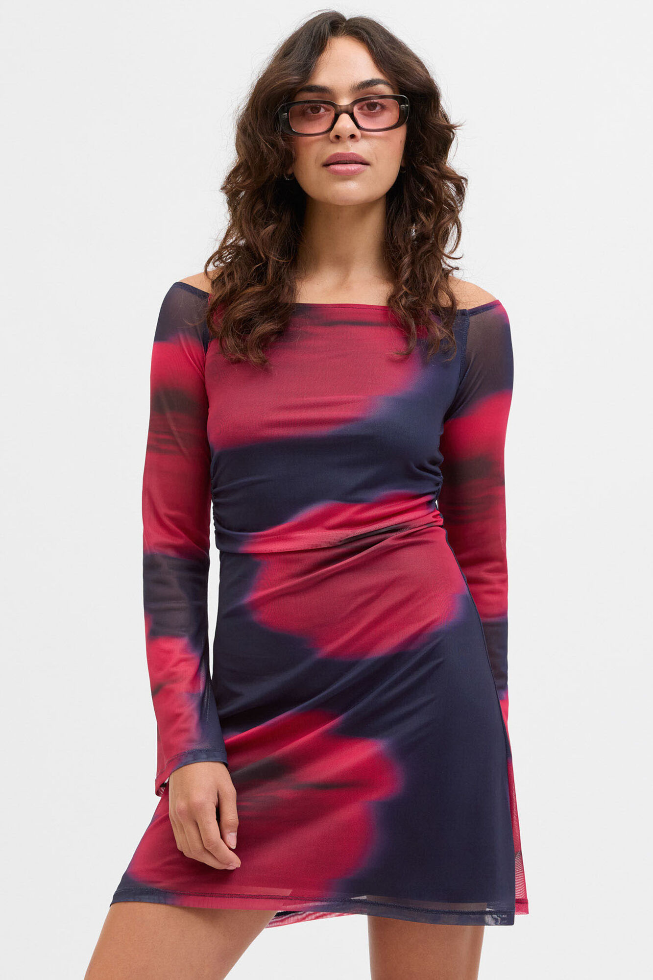 Jack & Jones Vestido corto mesh