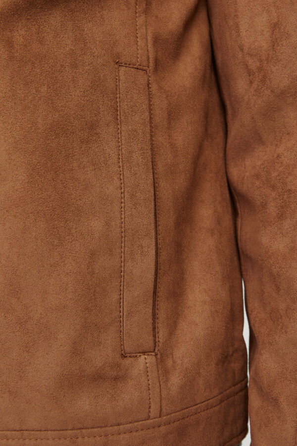 Jack & Jones Cazadora efecto piel nude