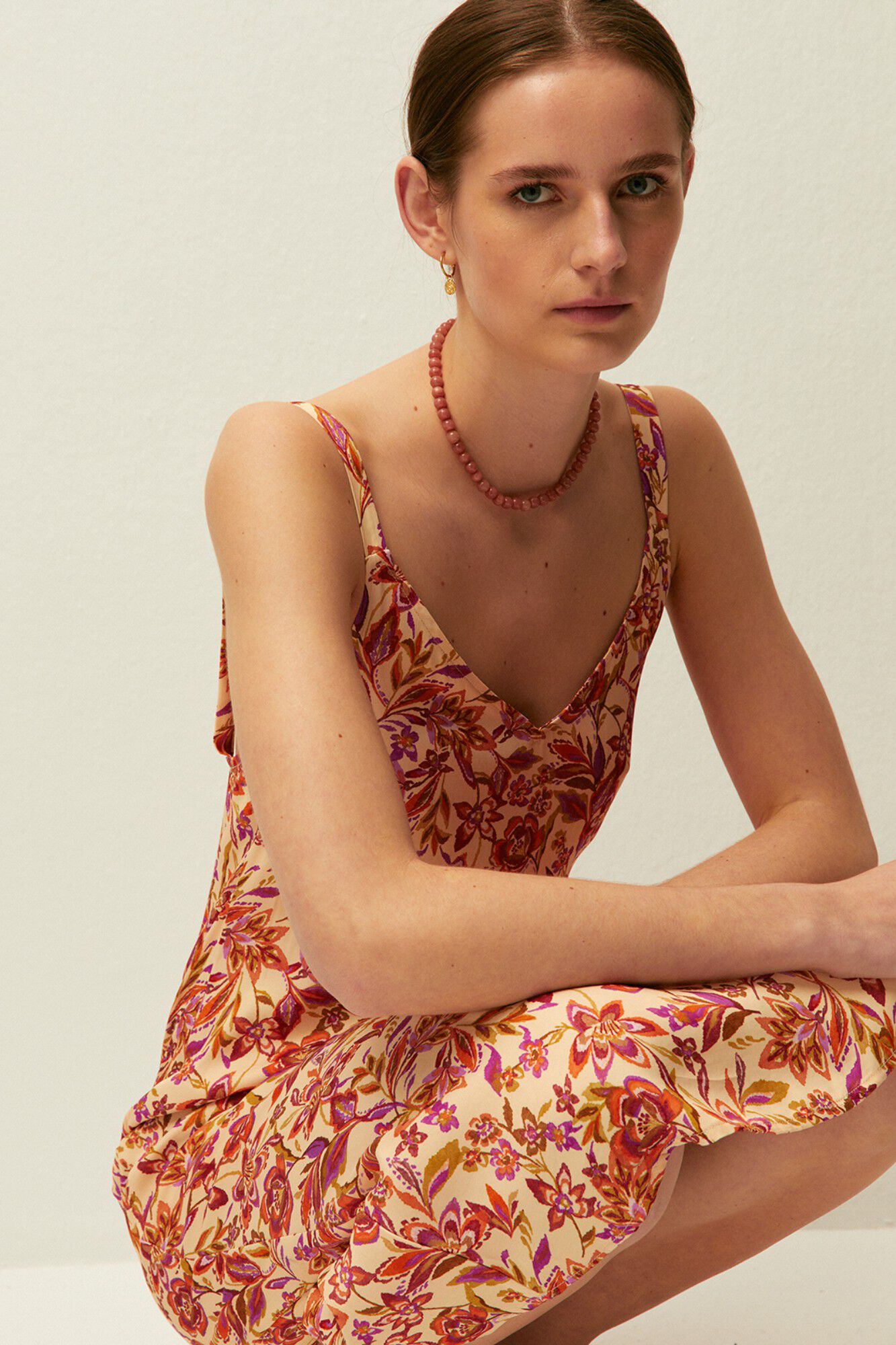 Systemaction Vestido comprido estampado