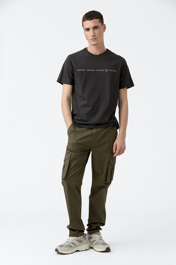 Tiffosi Pantalones cargo Comfort Fit verde