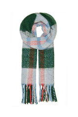 Only Bufanda de estampado vintage verde