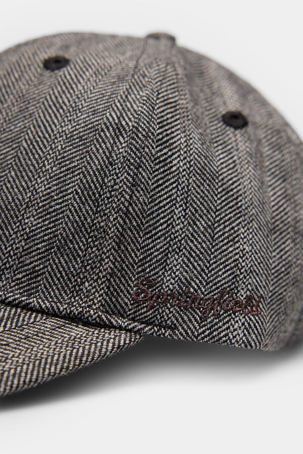 Springfield Gorra beisbolera espiga gris