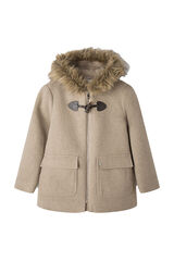 Springfield Kids Sobretudo pano menina cru