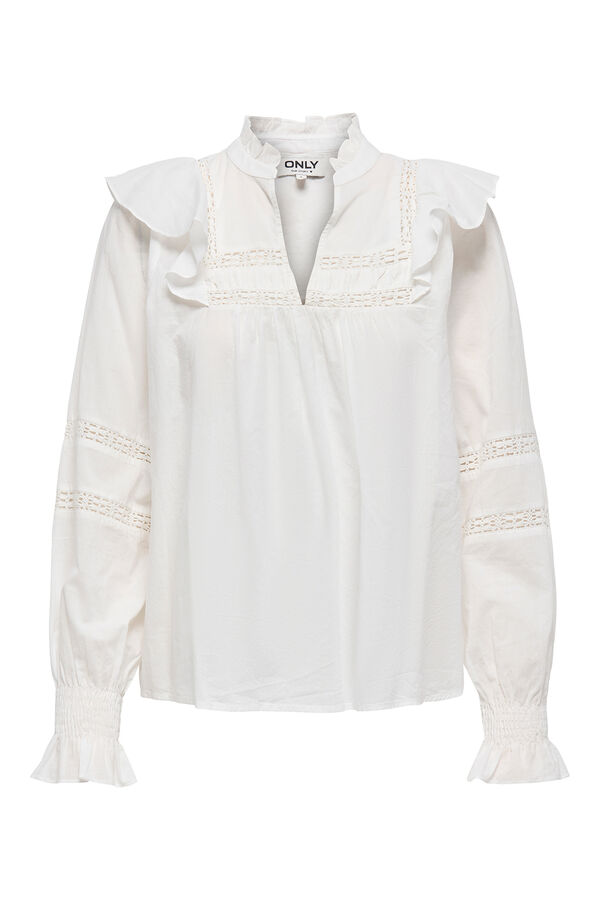 Only Blusa Boho blanco
