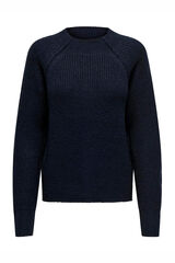 JDY Camisola com gola Perkins azul