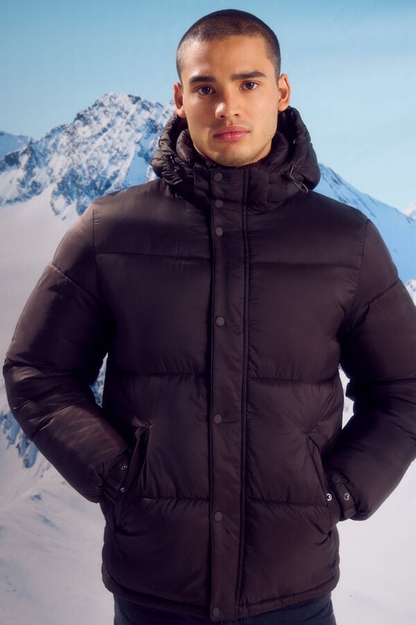 Springfield Casaco acolchoado térmico castanho