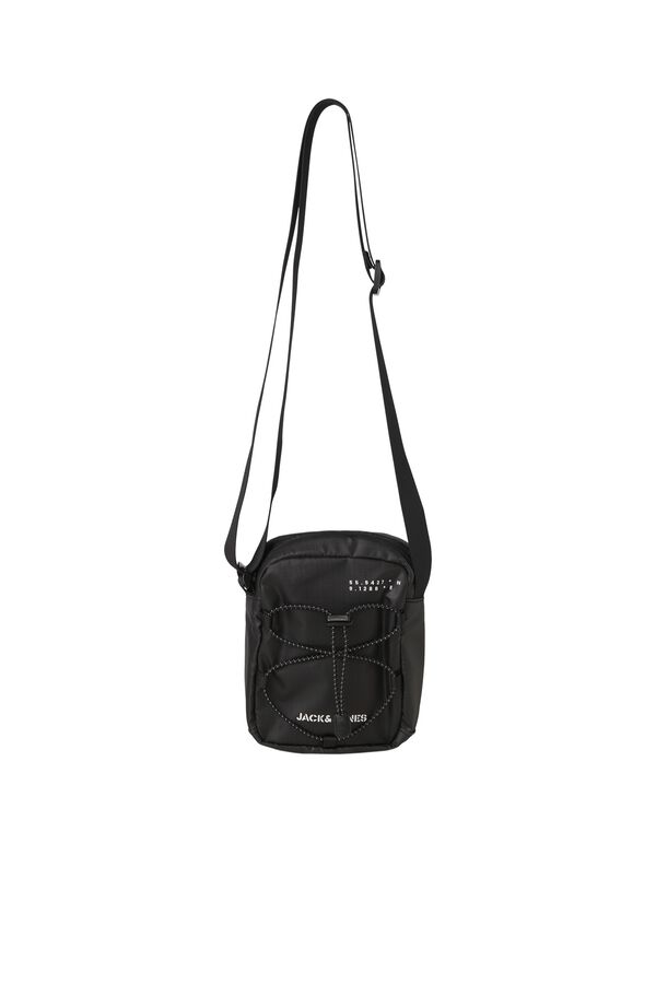 Jack & Jones Bolsa de tiracolo ripstop ajust&aacute;vel preto