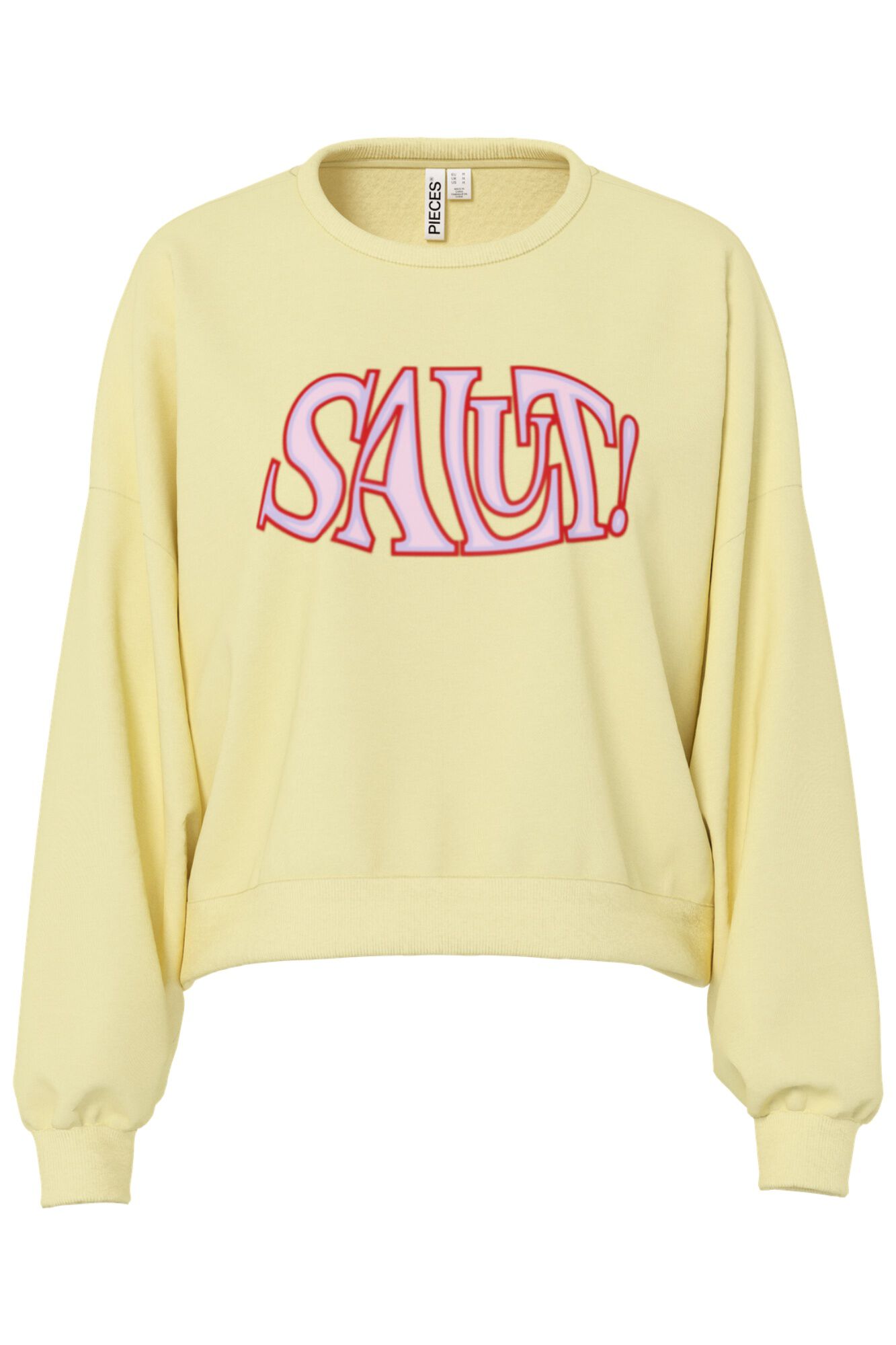 Pieces Sweatshirt estampado frontal