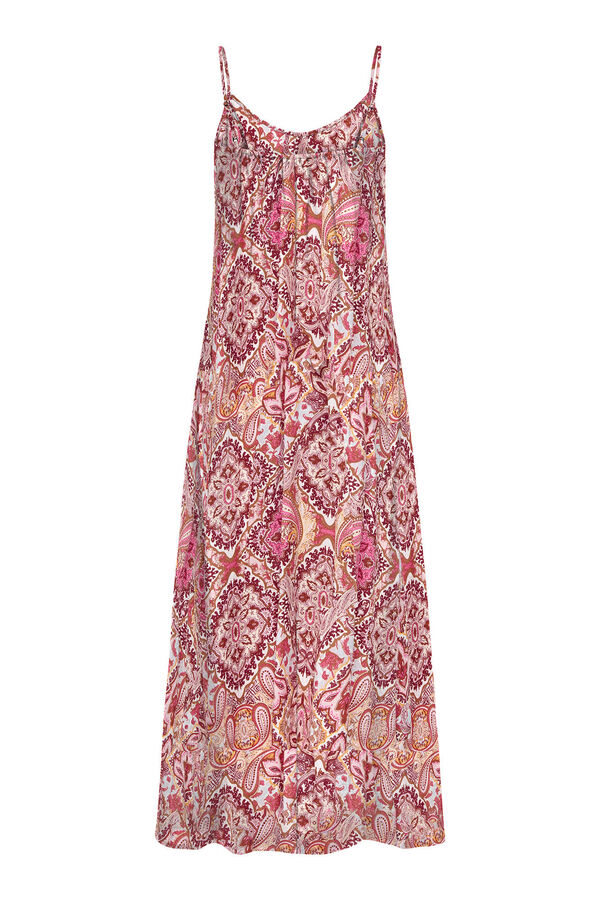 Only Vestido largo tirantes morado/lila