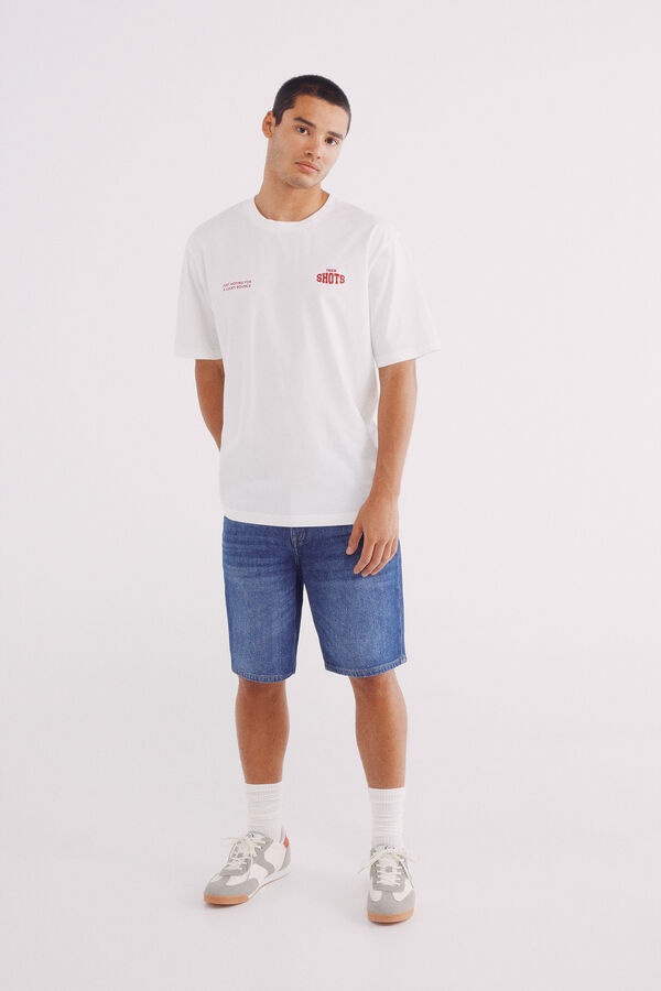 Springfield Camiseta com tacadas de truque bege