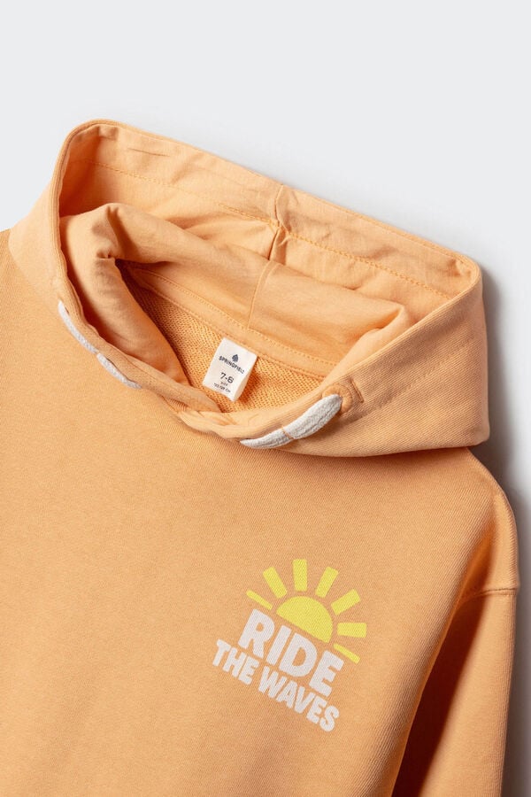 Springfield Kids Sweatshirt ride waves de menino vermelho