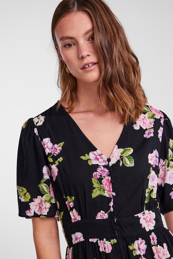 Pieces Vestido largo de mujer. negro