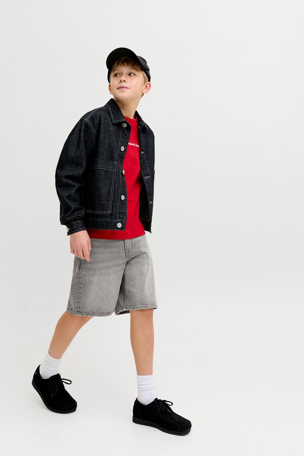 Jack & Jones Junior Bermuda denim relaxed cinzento