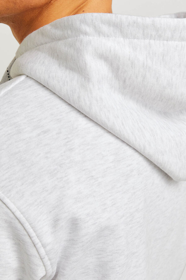 Jack & Jones Sweatshirt de capuz regular fit branco