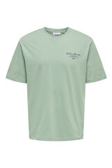 Only & Sons Camiseta com desenho nas costas verde