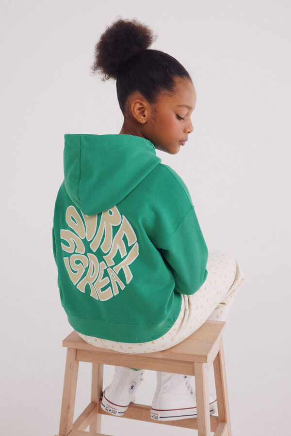 Springfield Kids Sweatshirt menina Malibu verde