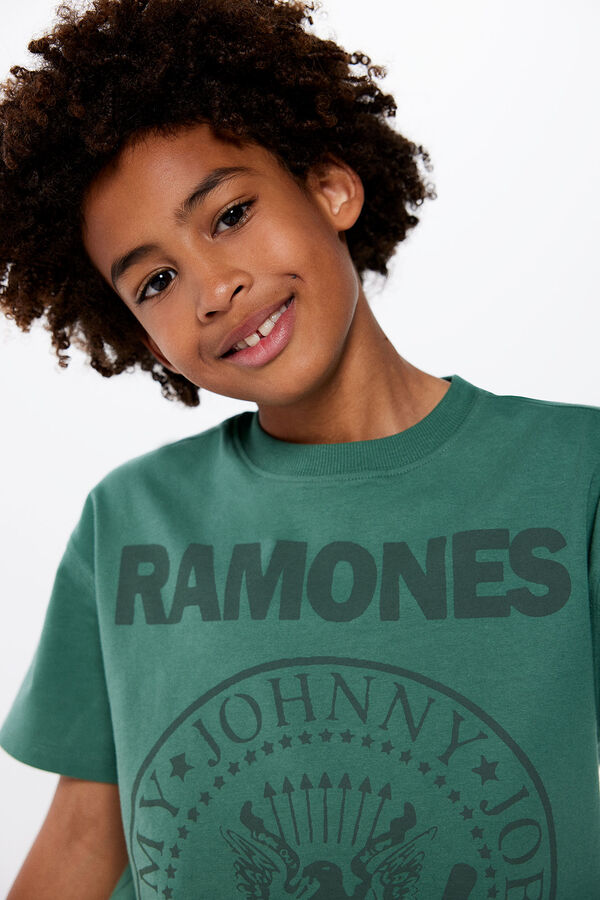 Springfield Kids Camiseta Ramones ni&ntilde;o verde