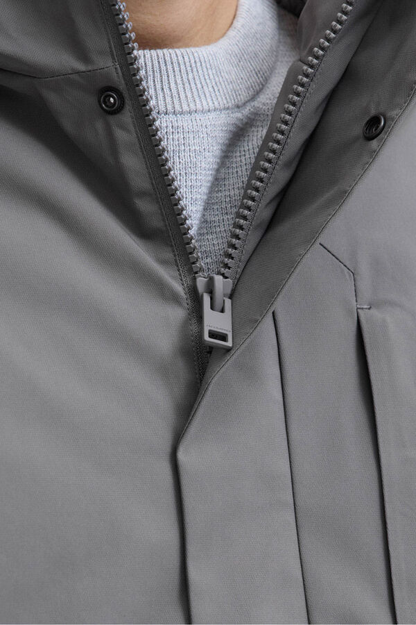Jack & Jones Casaco imperme&aacute;vel cinzento