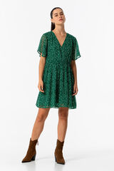 Tiffosi Vestido estampado floral verde