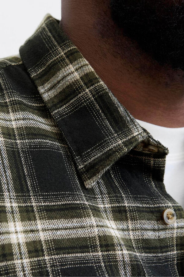 Jack & Jones PLUS Camisa regular fit cuadros PLUS negro