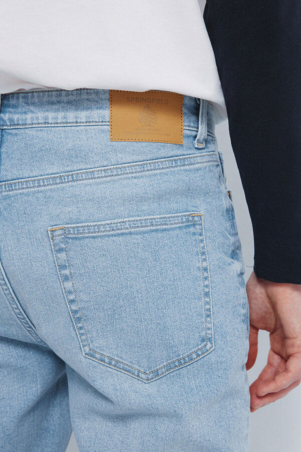 Springfield Jeans lavado claro slim fit azul