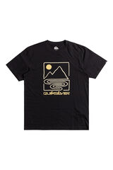 Quiksilver Camiseta de manga corta para Hombre negro