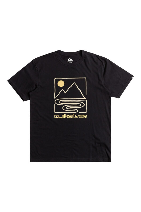 Quiksilver Camiseta de manga corta para Hombre negro