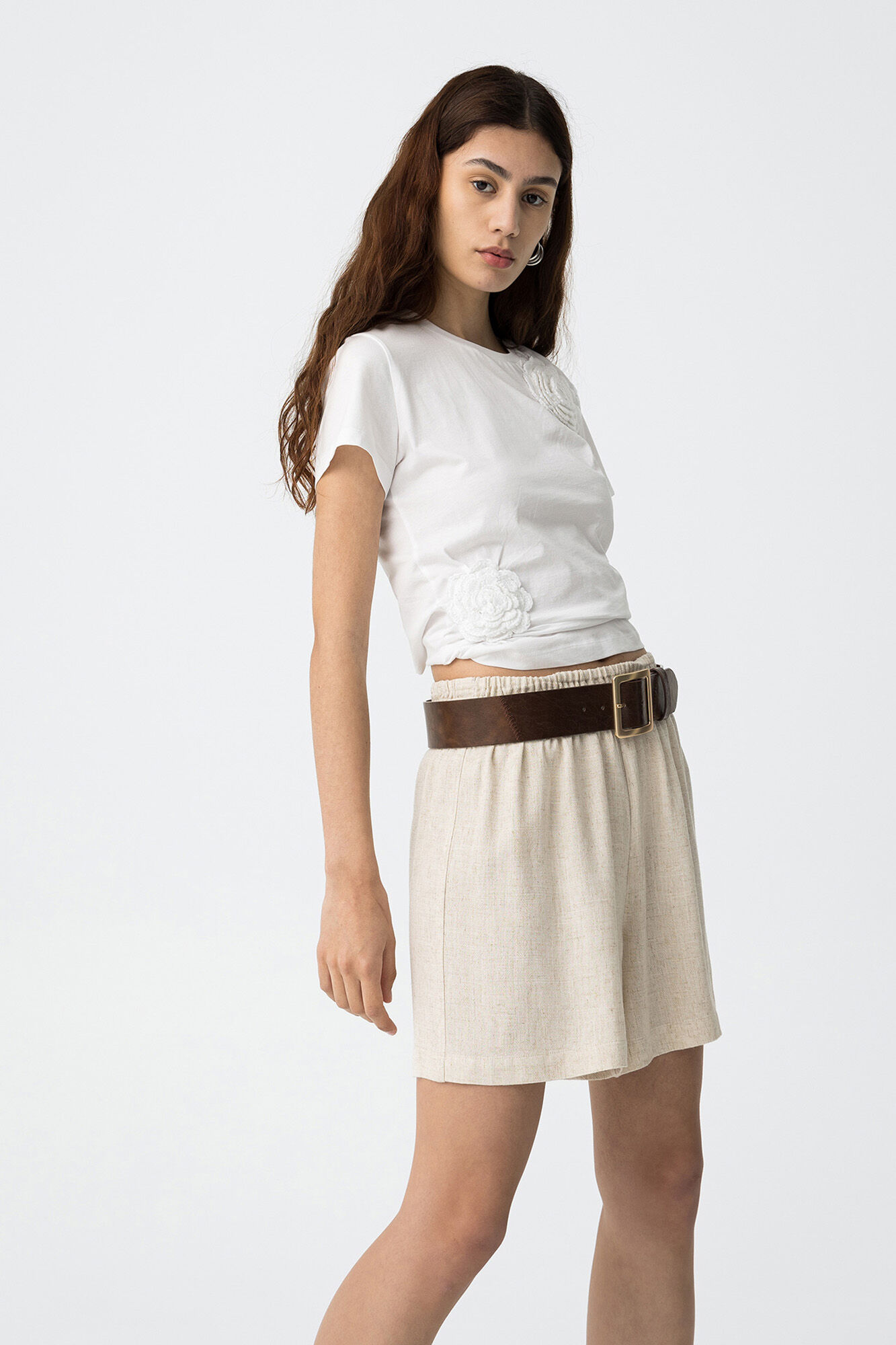 Tiffosi Pantalones cortos de lino