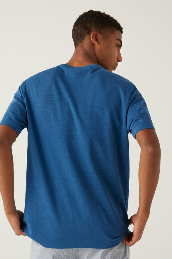 Springfield T-shirt lavada azul royal