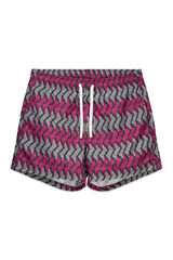 Only & Sons Fato de banho curto estampado cinzento