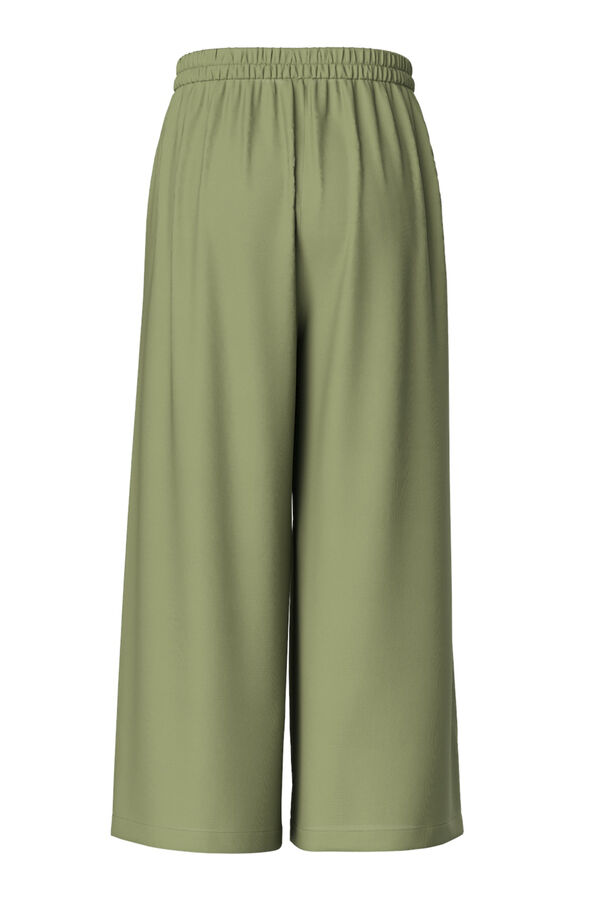 Pieces Pantal&oacute;n tipo culotte verde