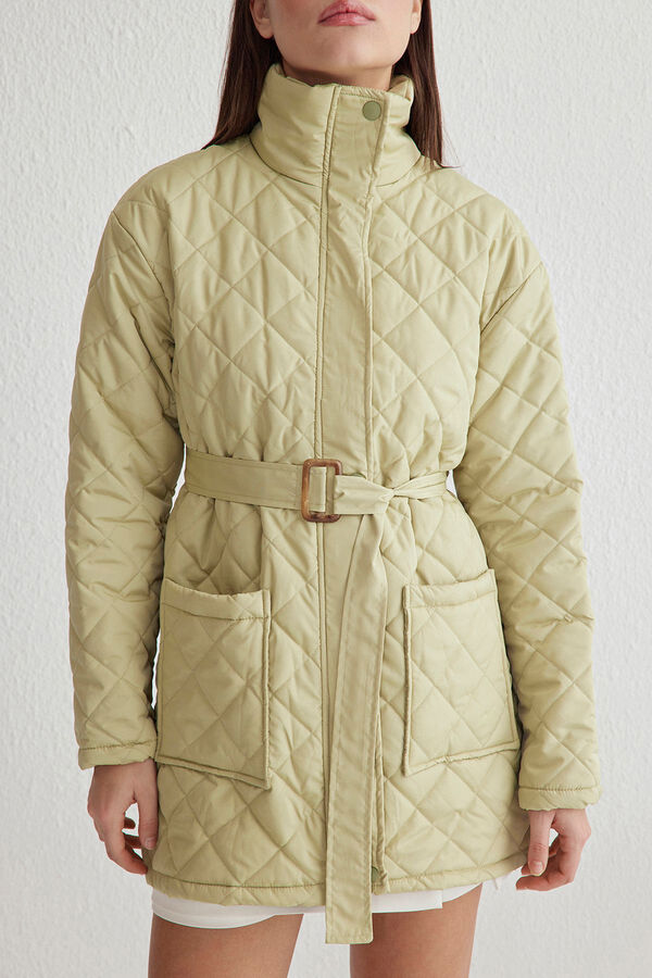 Trendyol Sobretudo acolchoado  verde