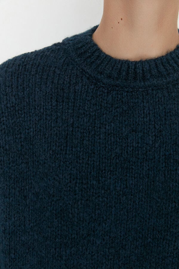 Trendyol Camisola de malha azul