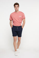 Only & Sons Bermuda lino azul