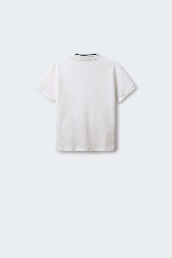 Springfield Kids Polo cuello mao ni&ntilde;o blanco