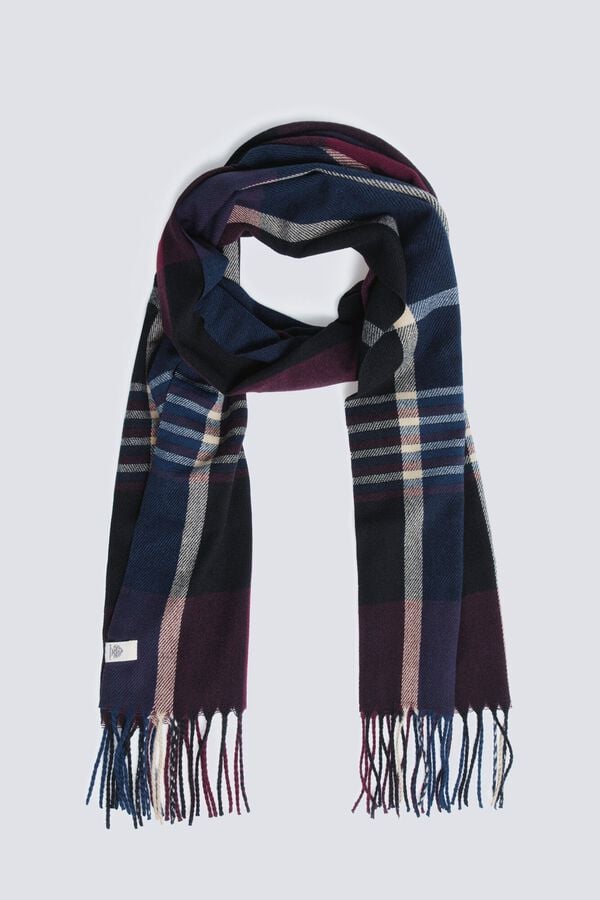 Springfield cachecol xadrez tartan estampado