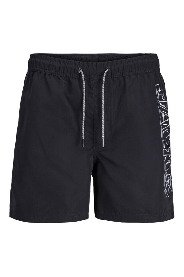 Jack & Jones PLUS Ba&ntilde;ador fit regular negro